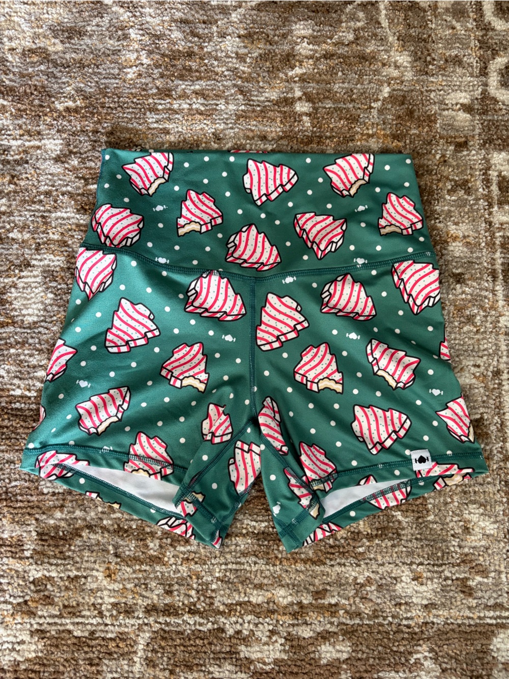 Wodbottom Women’s workout shorts holiday themed